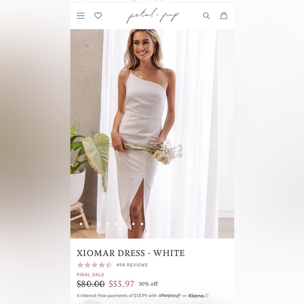 White Midi Dress